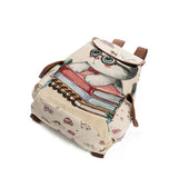 Cat Printing Kids Backpack Soft Back Children School Bags