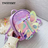 Sequin Butterfly Kids Backpack for Girls School Bags