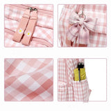 Lattice Backpack College Style Large-Capacity Backpack