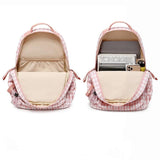 Lattice Backpack College Style Large-Capacity Backpack