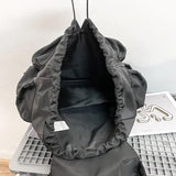 Waterproof Nylon Drawstring Backpack for Men