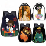 African Boy Print Backpack School Bag for Kids