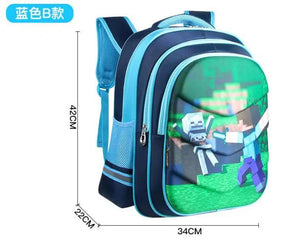 Waterproof Boys Orthopedic School Backpacks Kids Mochila Zip