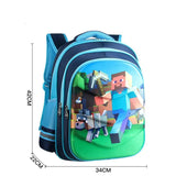 Waterproof Boys Orthopedic School Backpacks Kids Mochila Zip