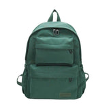Large-capacity Outdoor Backpack Solid School Bag Female Wear Oxford Cloth