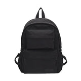 Large-capacity Outdoor Backpack Solid School Bag Female Wear Oxford Cloth
