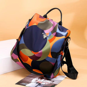 Anti-theft Oxford Backpack with Sequins, College Bag Purse