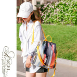 Anti-theft Oxford Backpack with Sequins, College Bag Purse