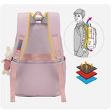 Waterproof Kids School Bags Girls Orthopedic Backpacks