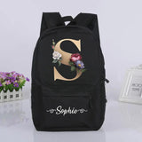 Girls School Bags Name Print Backpack Kindergarten Children Schoolbag