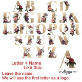 Girls School Bags Name Print Backpack Kindergarten Children Schoolbag