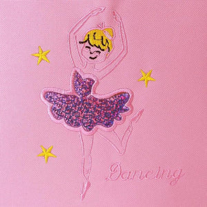 Custom Embroidery Ballerina Bag, Personalised Dance Backpack for Girls