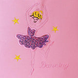 Custom Embroidery Ballerina Bag, Personalised Dance Backpack for Girls