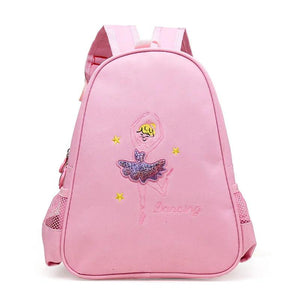 Custom Embroidery Ballerina Bag, Personalised Dance Backpack for Girls