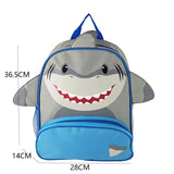 Kindergarten Shark Cartoon Backpack for Kids