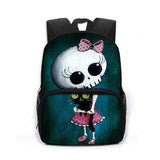 Gothic Girls Print School Bag for Kids Laptop Backpack Teens