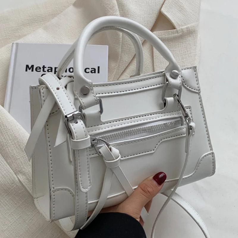 Women's Pu Leather Shoulder Bag High Crossbody Bag Tote Bag