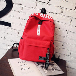 Canvas School Backpack for University Student Big Capacity