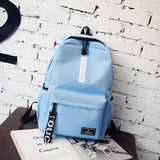Canvas School Backpack for University Student Big Capacity