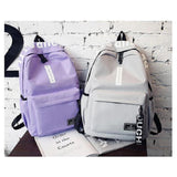 Canvas School Backpack for University Student Big Capacity