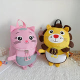 Pink Girls Schoolbag Kindergarten Anti-lost School Bag Kids Cartoon Bag