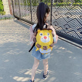 Pink Girls Schoolbag Kindergarten Anti-lost School Bag Kids Cartoon Bag