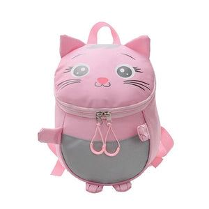 Pink Girls Schoolbag Kindergarten Anti-lost School Bag Kids Cartoon Bag