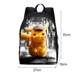 13in Children School Bag Cat Print Orthopedic Bookbag