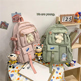 Large Capacity Functional Backpack for Elementary and Middle School Girls
