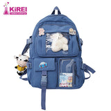 Large Capacity Functional Backpack for Elementary and Middle School Girls