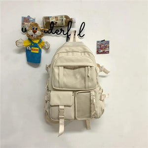Large Capacity Functional Backpack for Elementary and Middle School Girls