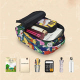 Excavator Digger Dinosaur Animals Print Children School Bags Baby Toddler Backpa