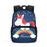 Cartoon Unicorn Print Children School Bags Boys Girls Book Bags Kids Daypack