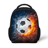 12' Soccer Print Kids Backpack for Boys