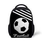 12' Soccer Print Kids Backpack for Boys