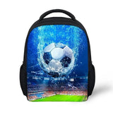 12' Soccer Print Kids Backpack for Boys