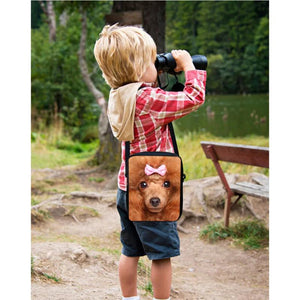 Rabbit Print Small School Bags For Girls Boys Children Shoulder Bags