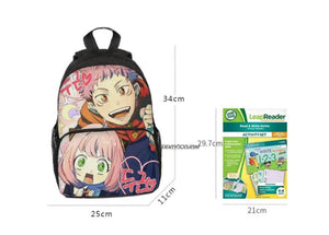 3D Printed Boys School Bag, 13 Inch Backpack for Kids