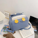 Cartoon Schoolbag Female Girl Backpack Campus High Student Bookbag