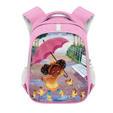 13 Inch Children Backpack Pink School Bag For Teenagers Girls