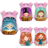 13 Inch Children Backpack Pink School Bag For Teenagers Girls