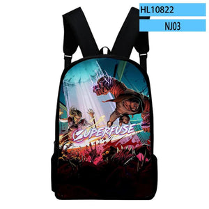 Superfuse Game School Bag Adult Kids Bags Unisex Backpack