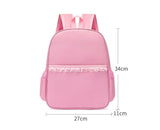 Personalized Girl Dance Bag Name Nylon Backpack Pink Ballet Little Girl Storage