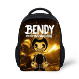 Cartoon Kindergarten Backpack Bendy-Ink-Machine Print Pattern Students