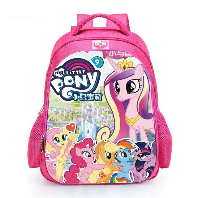16 Inch Pony Backpack School Bag for Girls Boys Panda