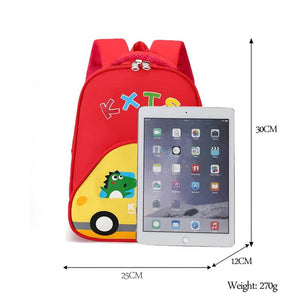 Cartoon Car Backpack for Kid Schoolbags