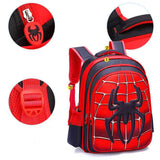 Boy Schoolbag Spider Captain Backpack Children Bagpack Kindergarten School Bag F