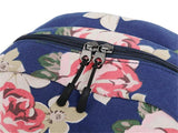 Floral Print Canvas Backpack 3pcs Set for School and Travel