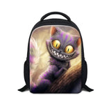 12 Inch Cartoon Cheshire Cat School Bag for Kids Gift