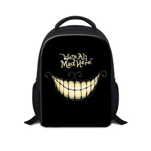 12 Inch Cartoon Cheshire Cat School Bag for Kids Gift